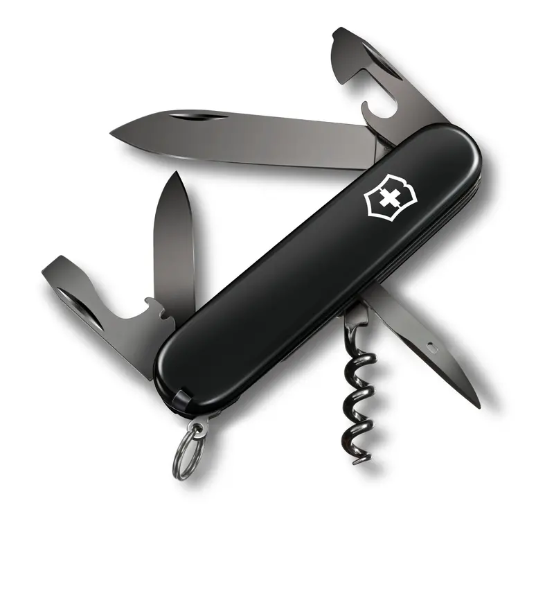 Victorinox Spartan Pocket Knife – Onyx Black, 91 Mm Multi-Tool 1