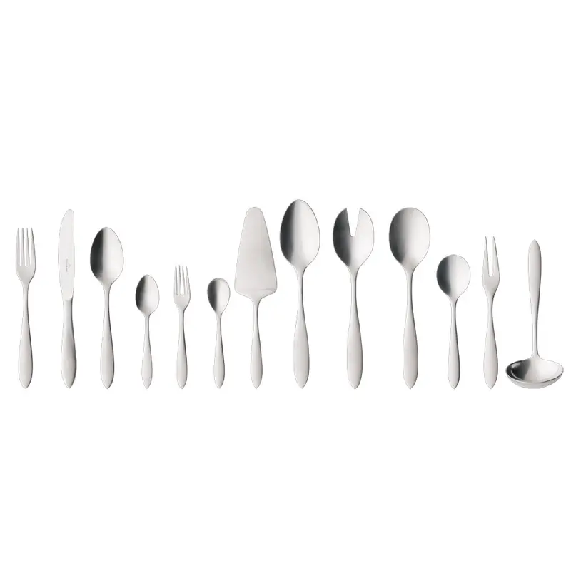Villeroy & Boch Arthur Brushed 68-Piece Cutlery Set – Contemporary Matte-Finish Flatware 1