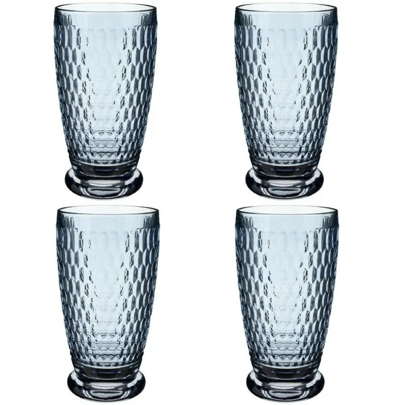 Villeroy & Boch Boston Coloured Highball & Beer Tumblers – Sapphire Blue (Set Of 4) 1