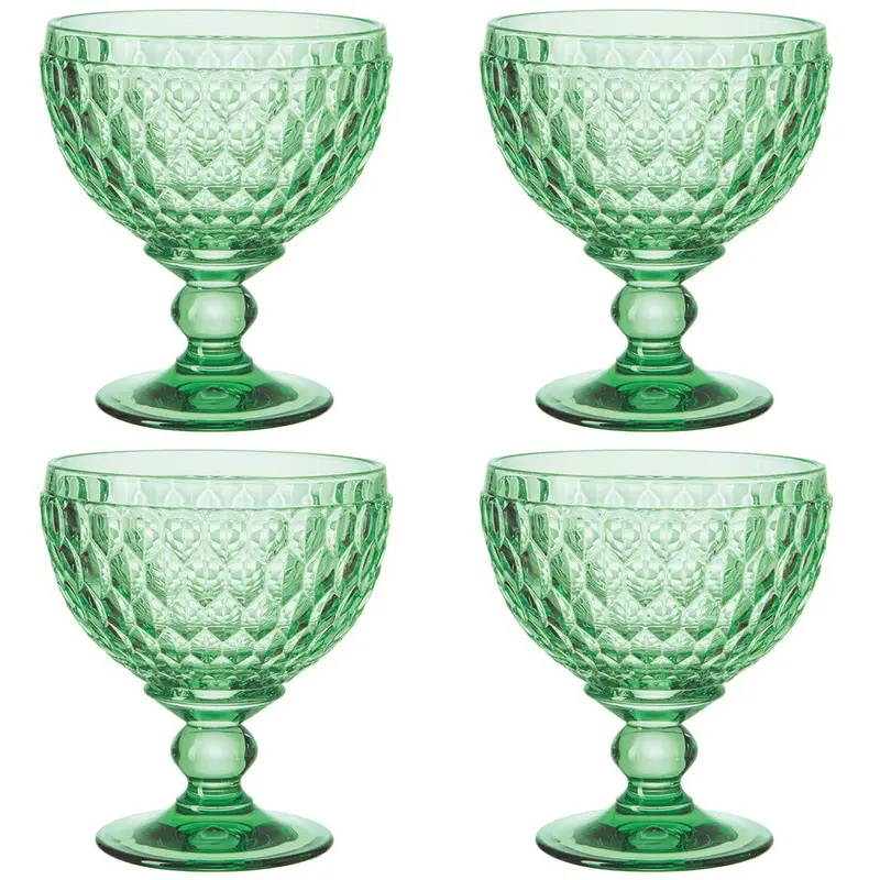 Villeroy & Boch Boston Green Champagne & Dessert Bowl Set (4 Pcs) 1
