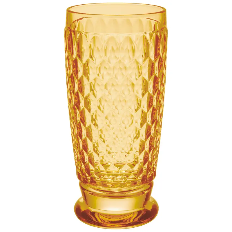 Villeroy & Boch Boston Saffron Highball Tumblers – Set Of 4 1