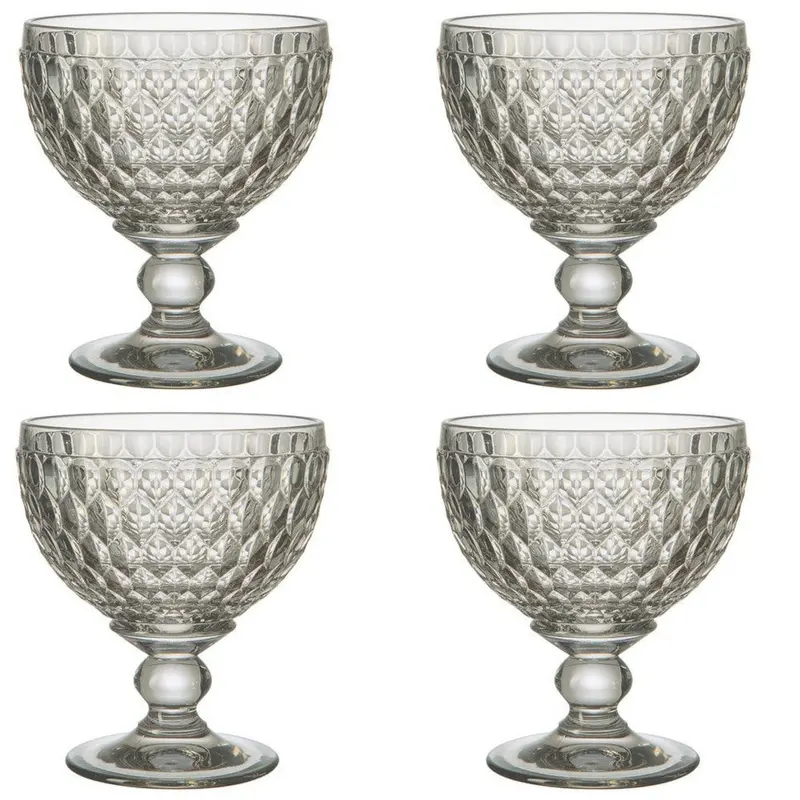 Villeroy & Boch Boston Smoke Champagne & Dessert Bowl Set (4 Pcs) 1