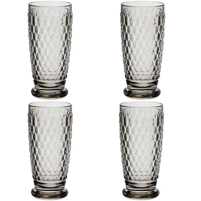 Villeroy & Boch Boston Smoke Highball & Beer Tumbler Set (4 Pcs) 1