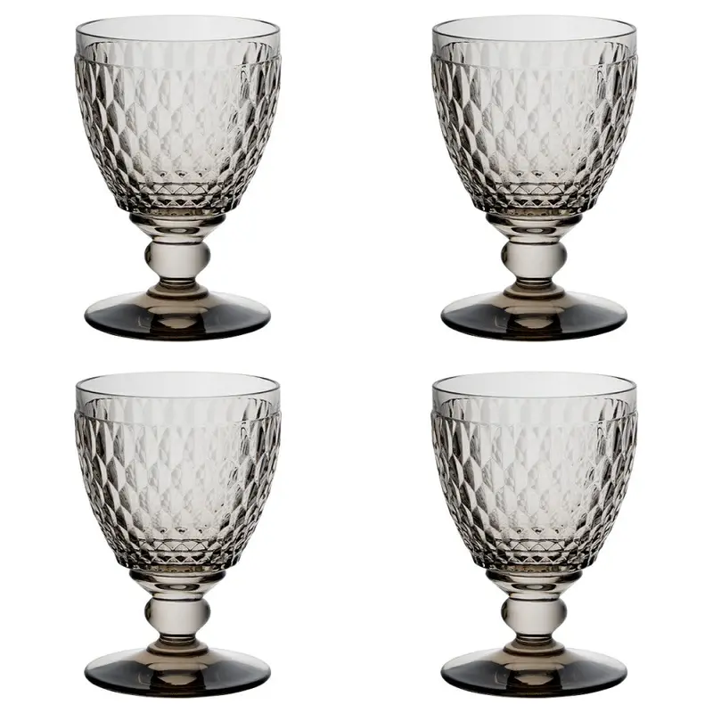 Villeroy & Boch Boston Smoke-Tinted Water Goblets (Set Of 4) 1