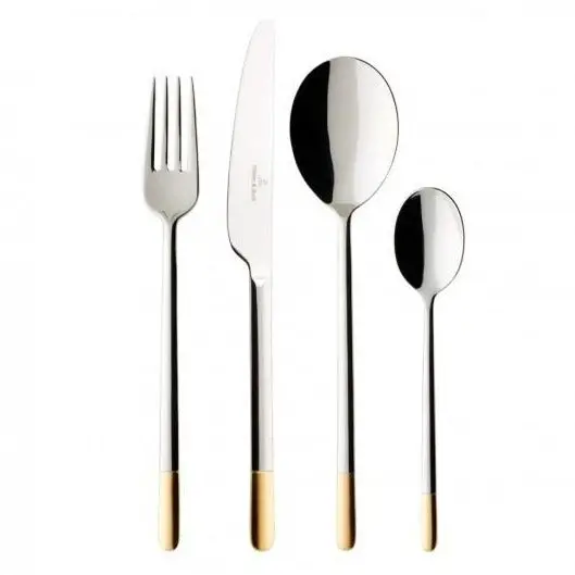 Villeroy & Boch Ella Gold-Finished 24-Piece Cutlery Set 1