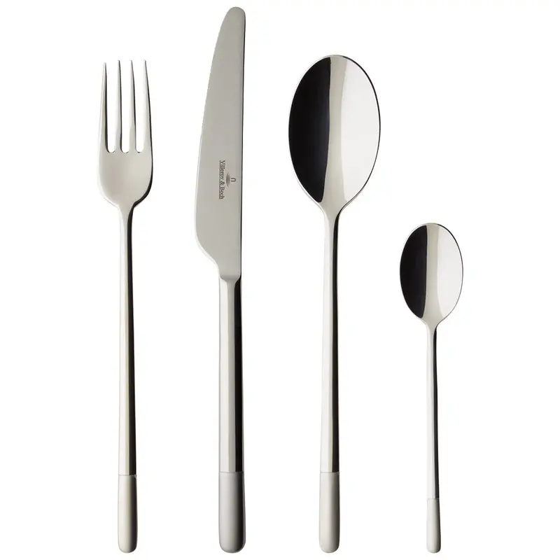 Villeroy & Boch Ella Satin 24-Piece Flatware Set – Sleek Stainless Steel Service Set 1