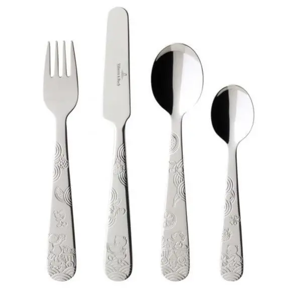 Villeroy & Boch Hungry As A Bear Children’S Cutlery Set – 4-Piece Starter Set 1