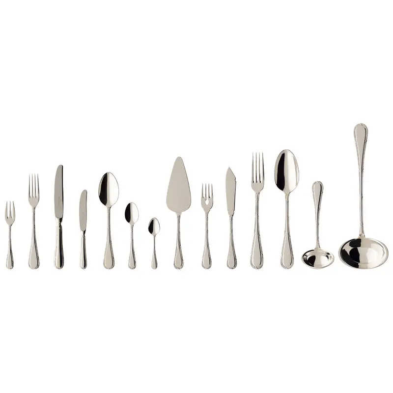 Villeroy & Boch Kreuzband Septfontaines 113-Piece Silver-Plated Cutlery Set 1