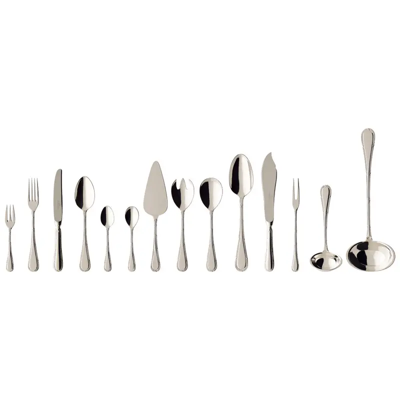 Villeroy & Boch Kreuzband Septfontaines 70-Piece Silver-Plated Flatware Set 1