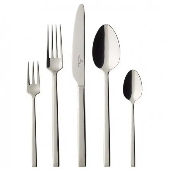 Villeroy & Boch La Classica 113-Piece Stainless Steel Cutlery Set – Full Formal Flatware Collection 1