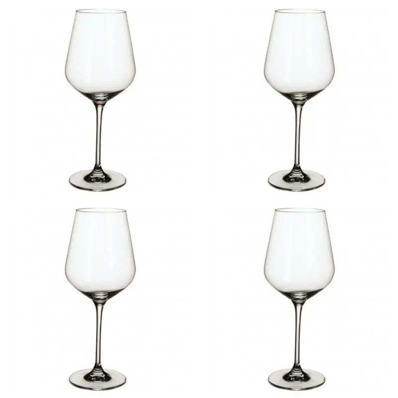 Villeroy & Boch La Divina Bordeaux & Water Goblets – Set Of 4 1