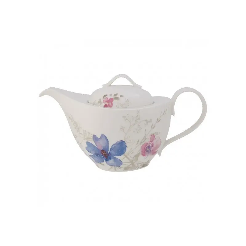 Villeroy & Boch Mariefleur Grey Ceramic Teapot 1