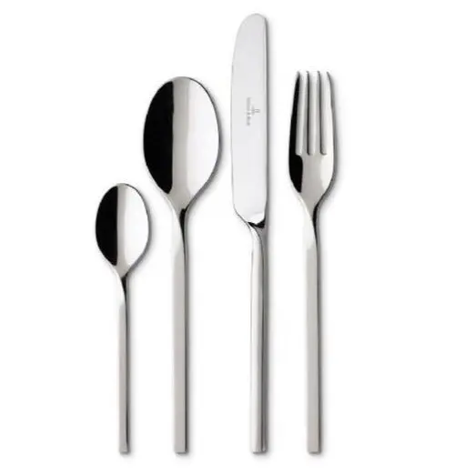 Villeroy & Boch New Wave 24-Piece Stainless Steel Flatware Set 1
