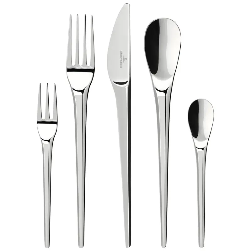 Villeroy & Boch Newmoon 30-Piece Stainless Steel Cutlery Set 1