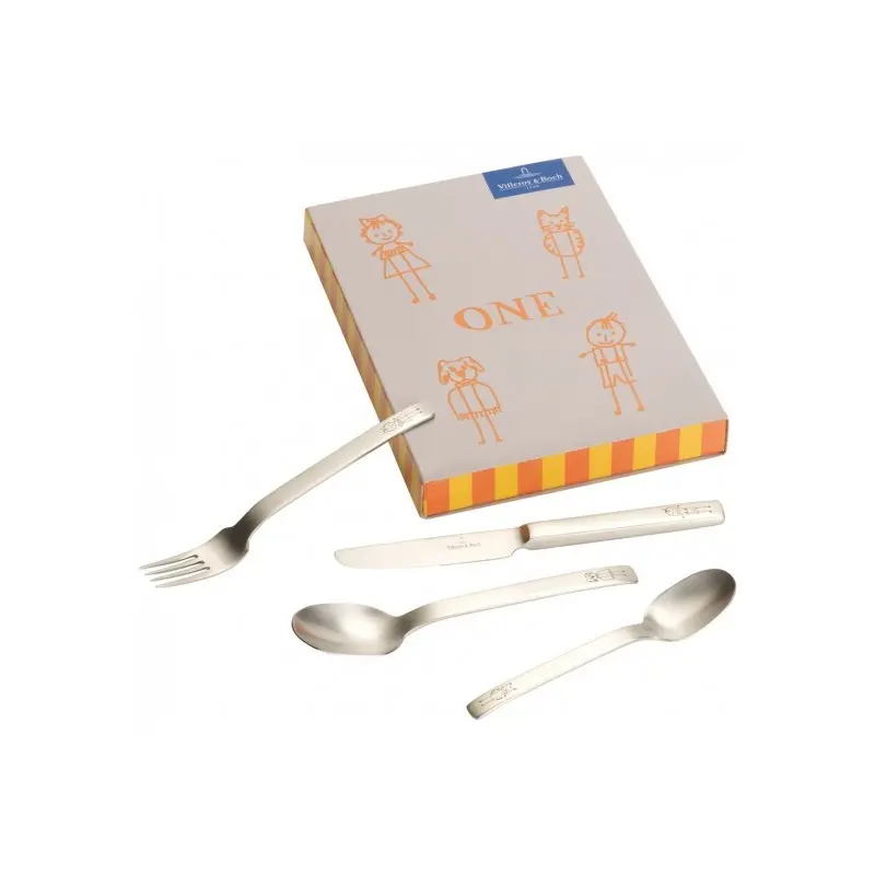 Villeroy & Boch One Kids’ Cutlery Set – 4-Piece 1