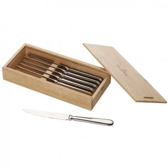 Villeroy & Boch Oscar Pizza & Steak Knife Set – 6-Piece Dual-Function Stainless Blades 1