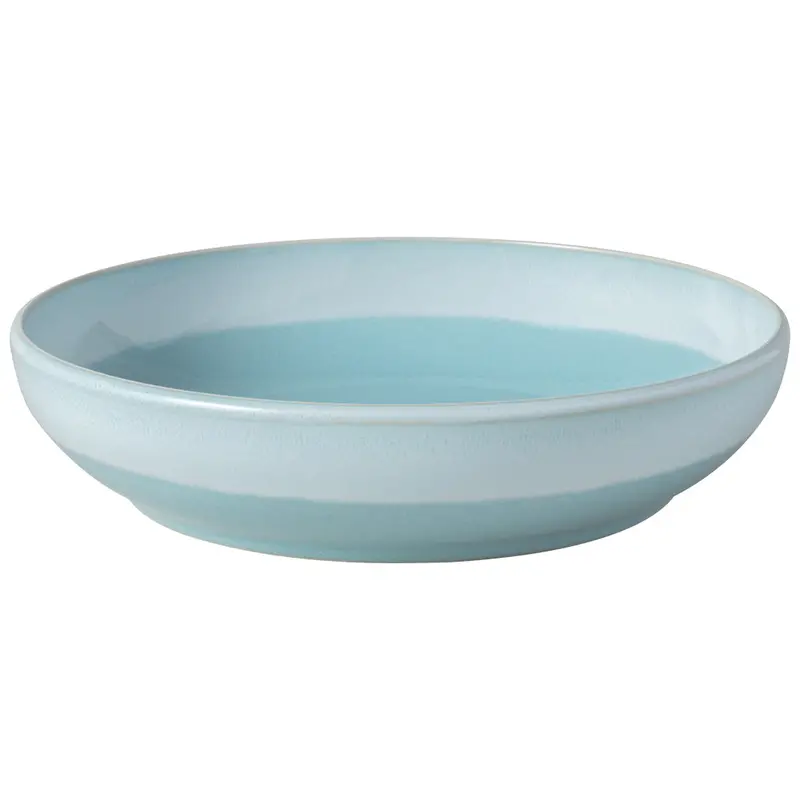Villeroy & Boch Perlemor Aqua Pasta Bowl – Deep Ceramic Serving Bowl 1