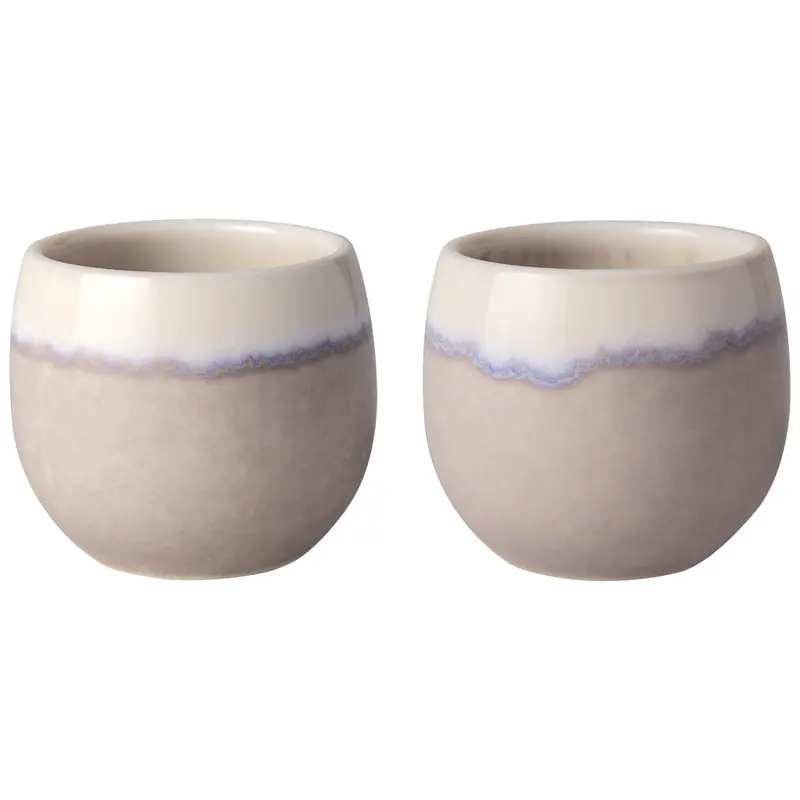 Villeroy & Boch Perlemor Home Egg Cup Set – Sand Finish, 2-Piece 1