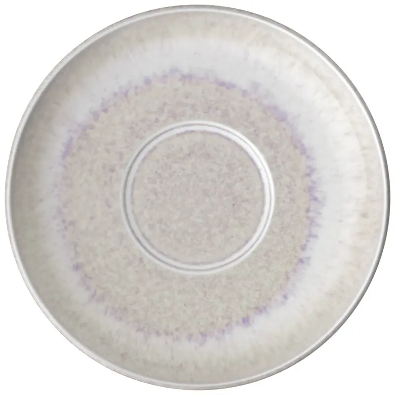 Villeroy & Boch Perlemor Sand Coffee Saucer – Minimalist Design 1