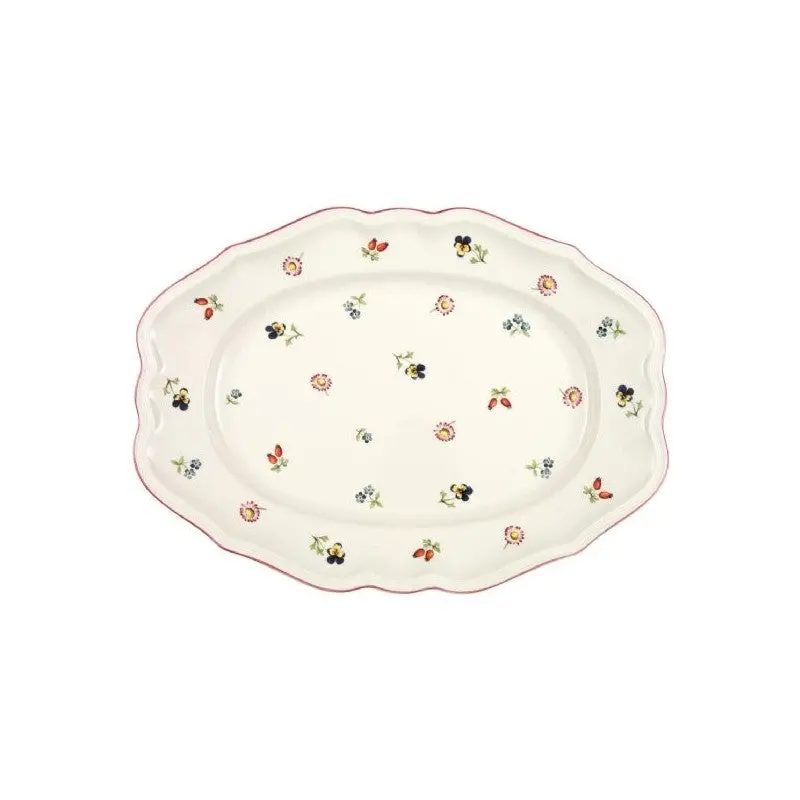Villeroy & Boch Petite Fleur Oval Serving Platter (2 Pcs) 1