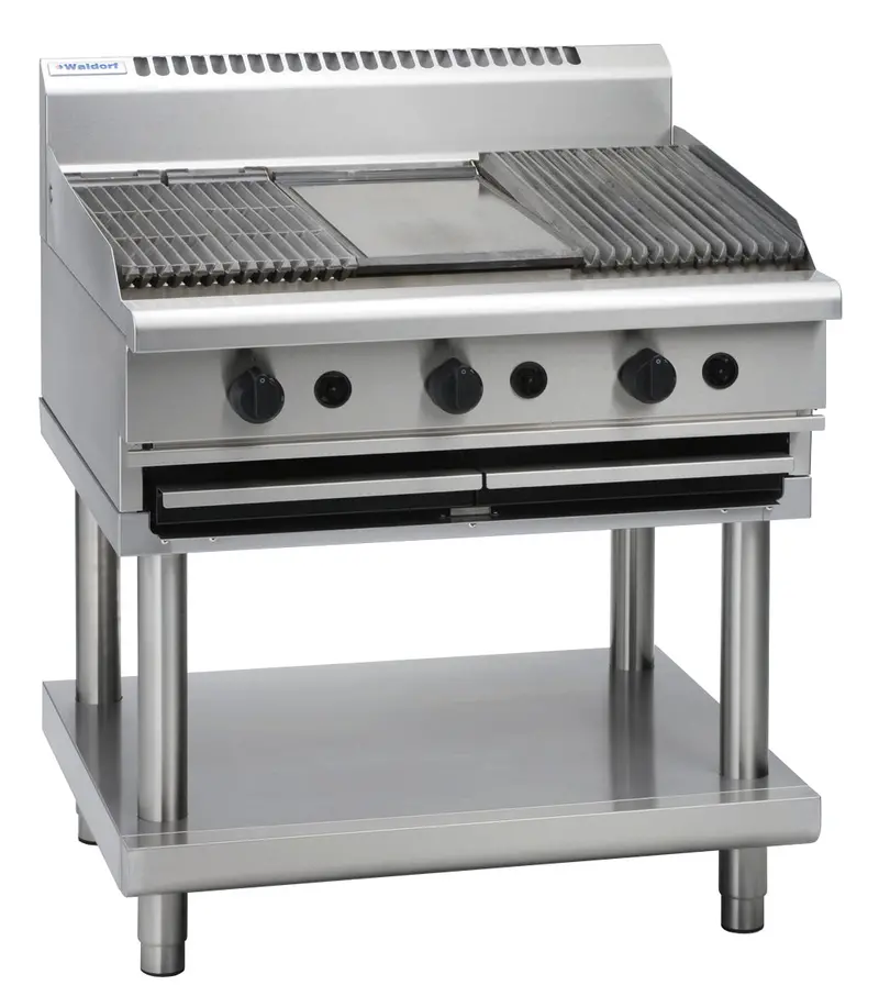 Waldorf 800 Series Ch8900G-B 900Mm Gas Chargrill Bench Model 1