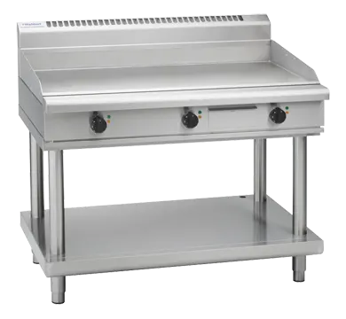 Waldorf 800 Series Gpl8120E-Ls 1200Mm Low-Back Electric Griddle With Leg Stand 1