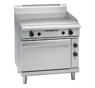 Waldorf 800 Series Gpl8910E 900Mm Electric Griddle & Static Oven Range (Low-Back) 1