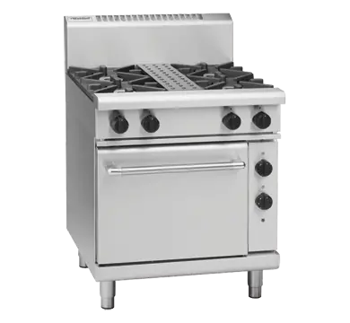 Waldorf 800 Series Rnl8513Ge 750Mm Low-Back Gas Range With Electric Static Oven 1