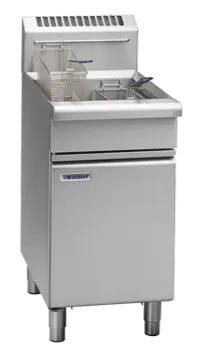 Waldorf Fn8120G 800-Series Gas Fryer – Single Pan, 20L Capacity, Commercial Grade 1