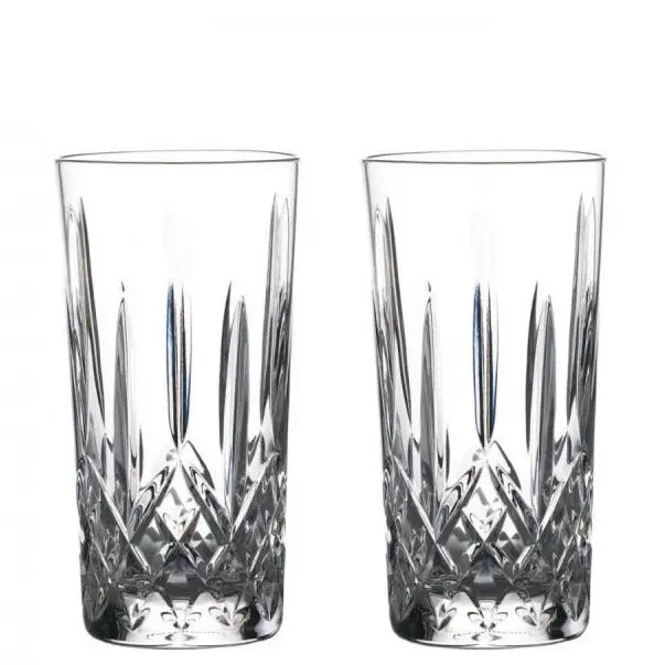 Waterford Crystal Gin Journey Lismore Highball Glass Set – 2-Pack, Lead-Free Crystal 1