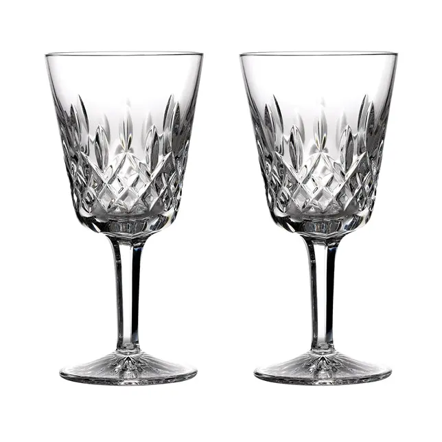 Waterford Crystal Lismore Classic Stemmed Goblets – Set Of 2 1