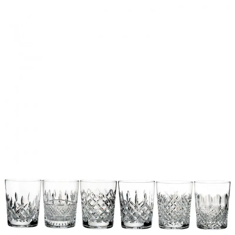 Waterford Crystal Lismore Connoisseur Double Old Fashioned Set – 6-Piece Bar Collection 1