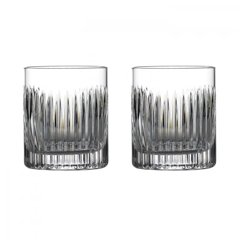 Waterford Crystal Short Stories Aras Collection – Pair Of Double Old Fashioned Tumblers 1