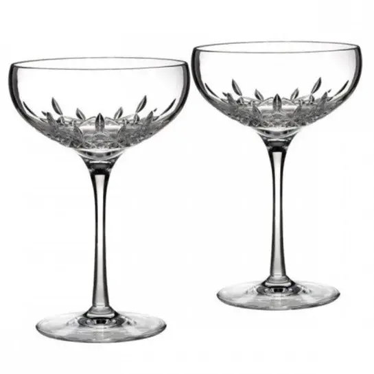 Waterford Lismore Essence Champagne Coupe Glasses – Set Of Two 1