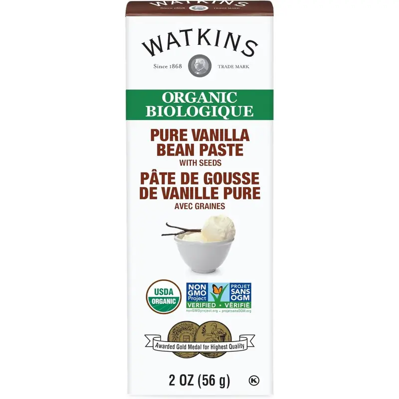 Watkins Organic Vanilla Bean Paste – Pure, 56G 1