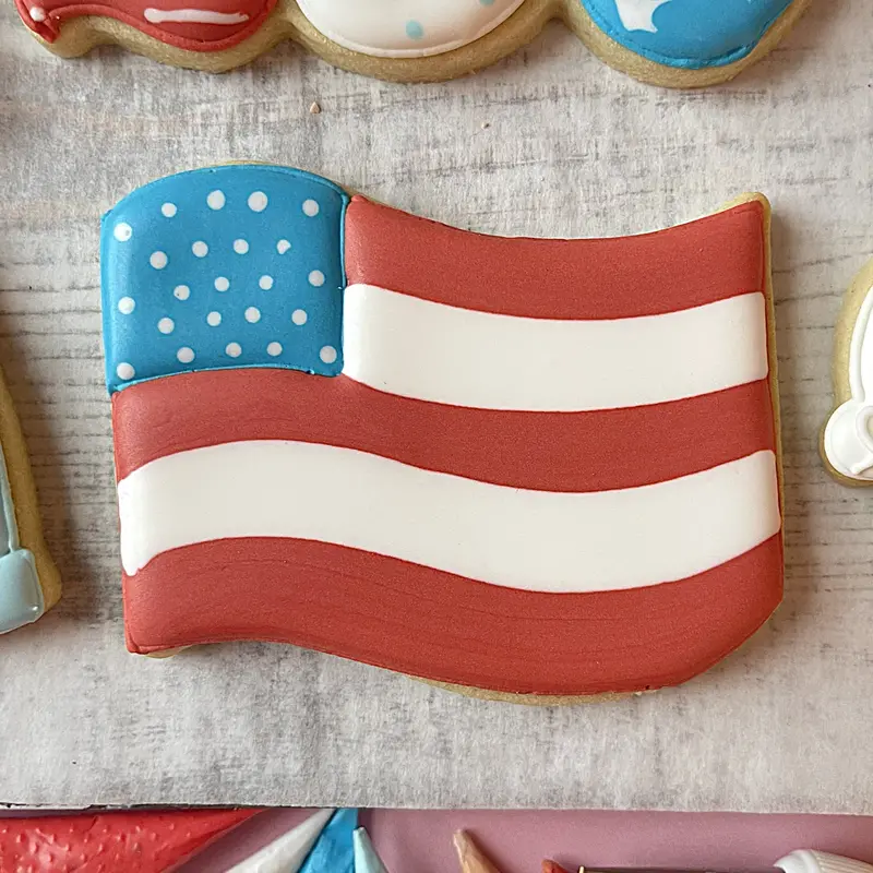 Waving Flag Cookie Cutter – Simplified Stl Design (Digital) 1