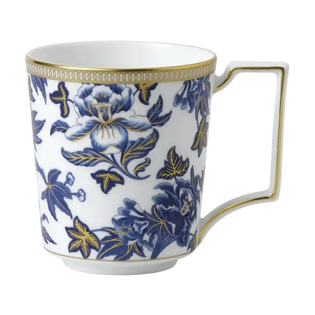 Wedgwood Hibiscus Mug Set – Four Ceramic Mugs With Tropical Motif 1