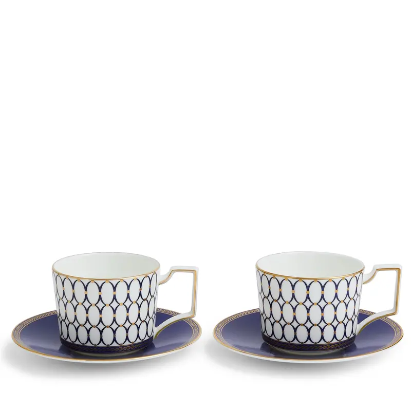 Wedgwood Renaissance Gold Teacup And Saucer Set – Boxed For Gifting 1