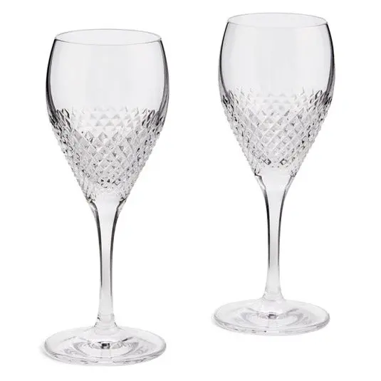 Wedgwood Vera Wang Diamond Mosaic Wine Glasses – Set Of 2 1