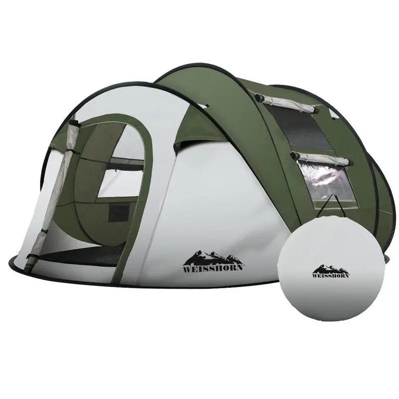 Weisshorn Instant Pop-Up Camping Tent – Waterproof 4–5 Person Dome Shelter 1