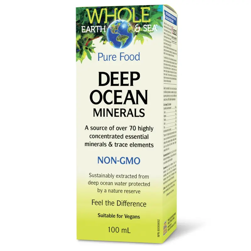 Whole Earth & Sea Deep Ocean Trace Mineral Drops – 100 Ml 1