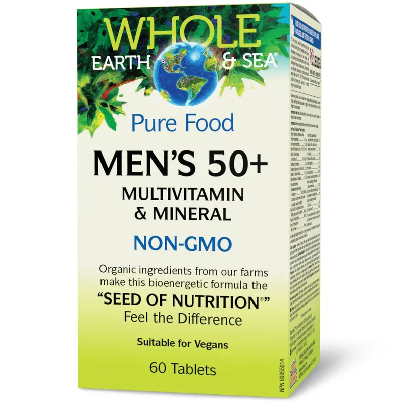 Whole Earth & Sea Men'S Daily Multivitamin For Adults 50+ – 60 Capsules 1