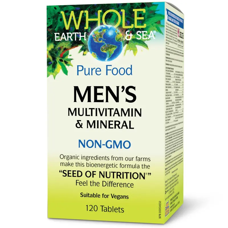 Whole Earth & Sea Men'S Daily Multivitamin & Mineral Formula – 120 Capsules 1
