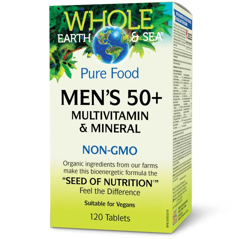 Whole Earth & Sea Men'S Multivitamin For Aging Well – 50+, 120 Capsules 1