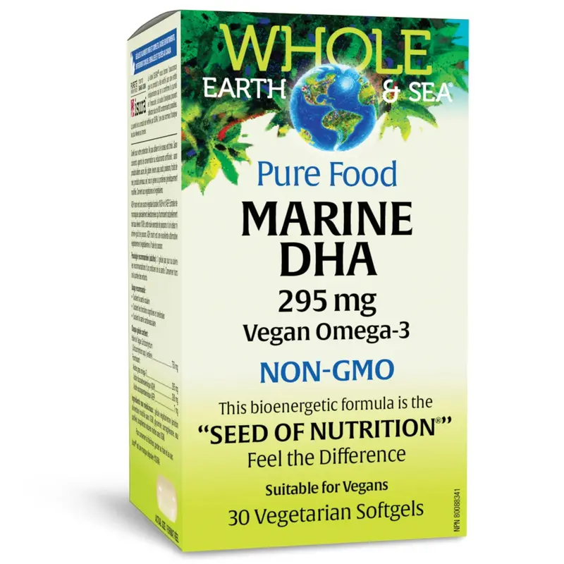 Whole Earth & Sea Plant-Based Marine Dha Omega-3 – 30 Softgels 1