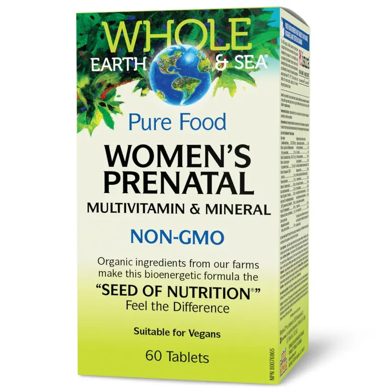 Whole Earth & Sea Prenatal Multivitamin For Women – 60 Capsules 1