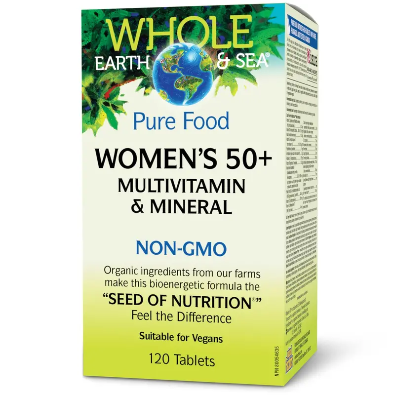 Whole Earth & Sea Women'S Daily Multivitamin For Adults 50+ – 120 Capsules 1