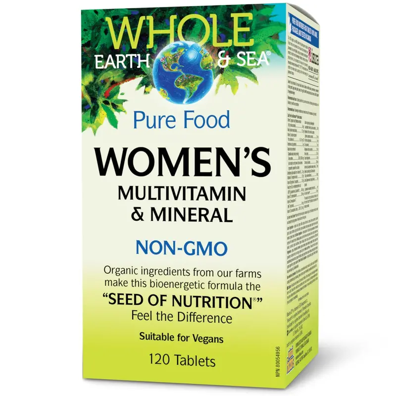 Whole Earth & Sea Women'S Daily Multivitamin & Mineral Formula – 120 Capsules 1