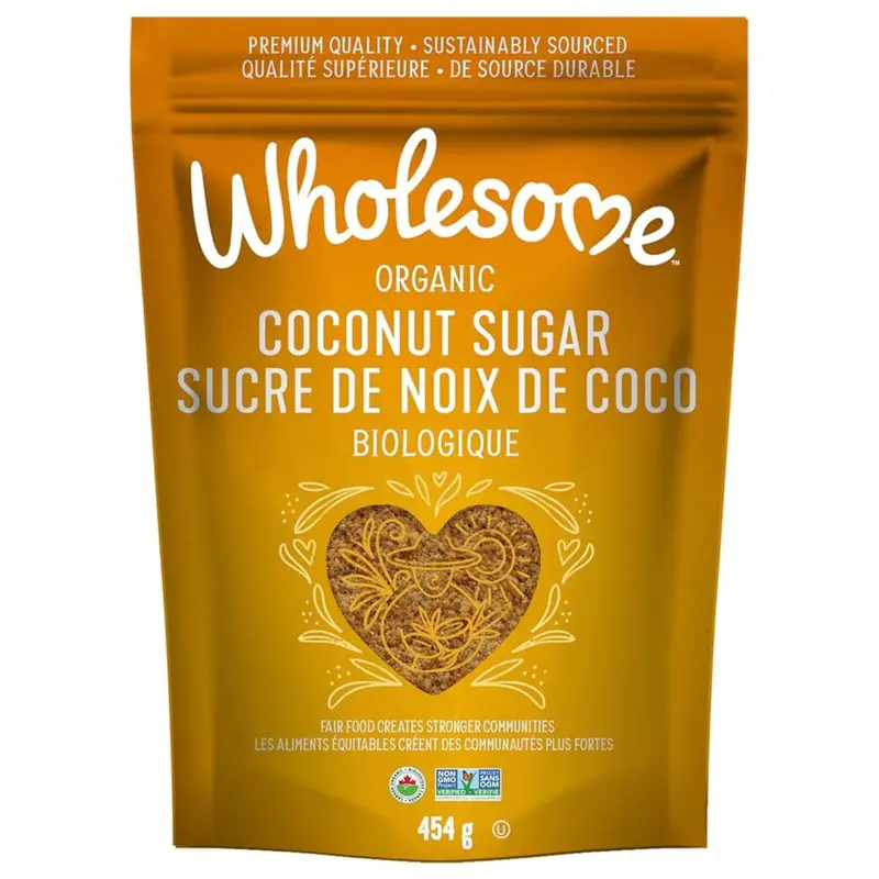 Wholesome Sweeteners Organic Coconut Palm Sugar – 454 G Low-Gi Granulated Alternative 1