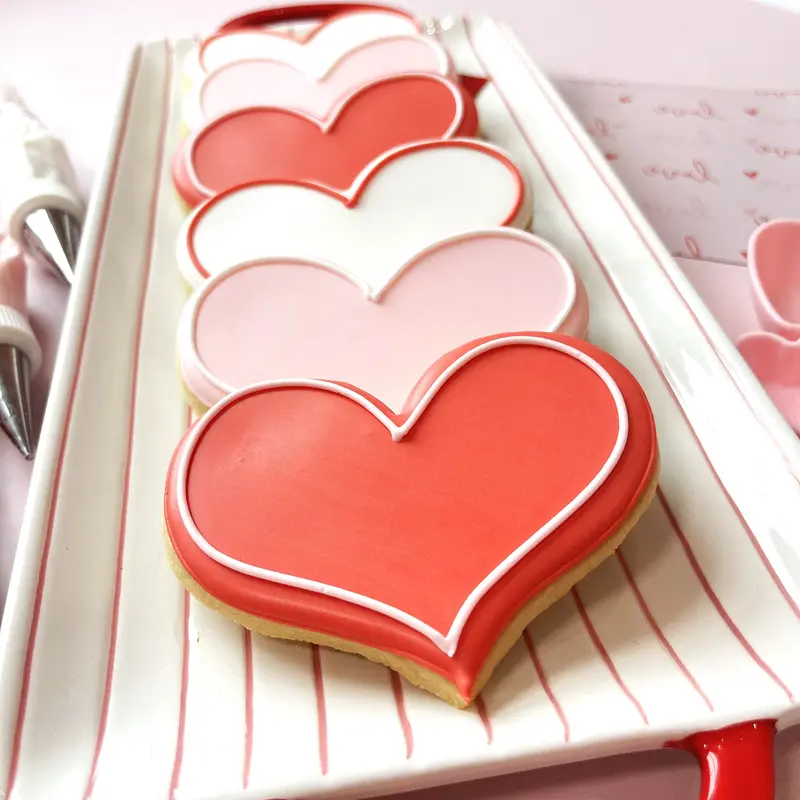 Wide Heart Cookie Cutter – Bold, Generous Shape For Statement Cookies 1